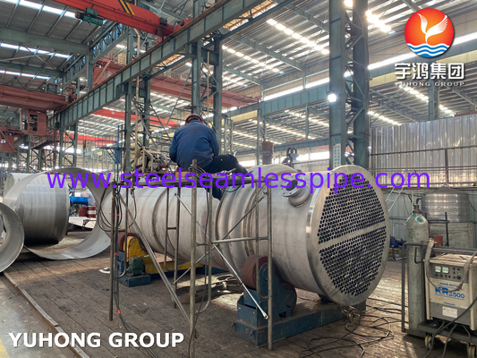 Regenerator Reboiler Yağ Soğutucusu için Paslanmaz Çelik Tüp Paketi