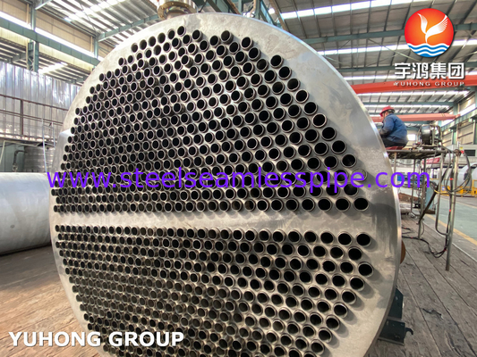 Paslanmaz Çelik Dikişsiz U Bend Tube SA213 TP316L Regenerator Reboiler Petrol Rafinerisi için Tüp Paketi