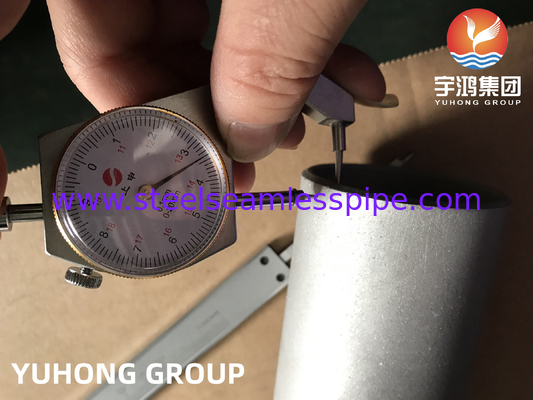 ASTM A815 UNS S31803 Dupleks Çelik Boru Bağlantısı 45 Derece Y Yan Tee