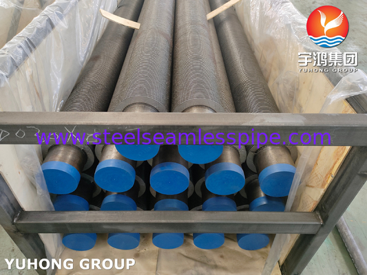 ASTM A106 GR.B Hfw Katı Kaynaklı Cs Buhar Fırını Fin Tube