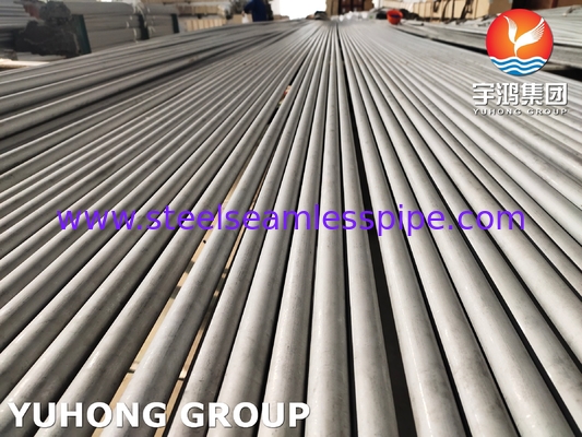 ASME SA789 S32205 19.05x2.11x6100MM Çift çelik dikişsiz boru ısı değiştiricisi hava soğutucu kondansör buharlaştırıcı
