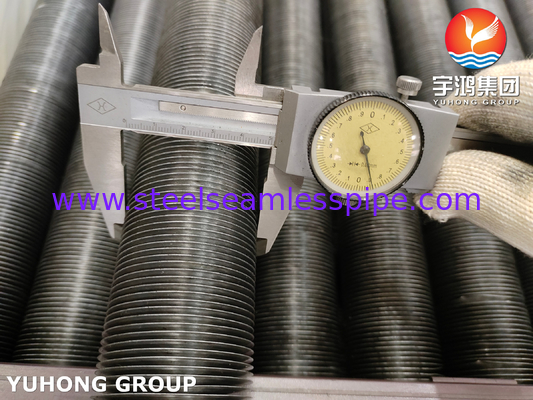 ASTM A179 Karbon Çelik Fin Tube Al Fin Material For Air Cooler