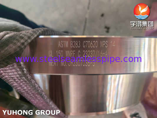 ASTM B283 C70620 Bakır kaynak boyun RF flens