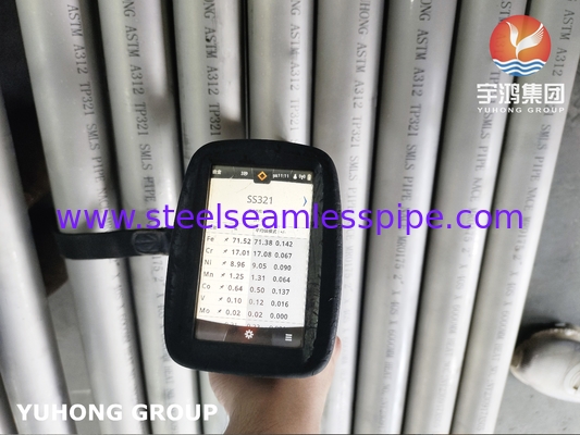 ASTM A312 TP321 / S32100 DİŞİMsiz Tüp NACE MR0175 / ISO 15156 DESTEKLENMİŞ
