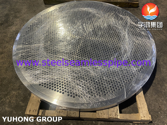ASTM a182 Paslanmaz Çelik Isı Değiştiricisi için Baffle ve Tubesheet
