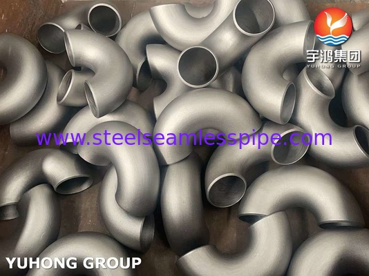 Paslanmaz / Dupleks Çelik Buttweld Fitting 180 Derece Dönüş Dirseği ASME B16.9