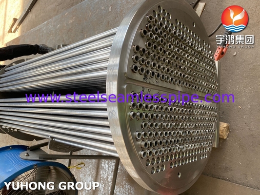 ASME U Stamp Customized Tube Bundle Steel Heat Exchanger Dikişsiz Tüp