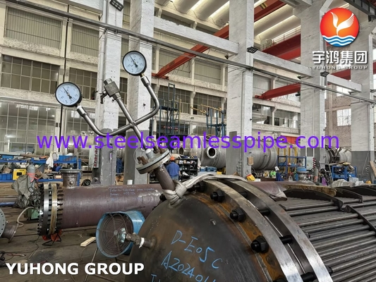 ASME U STAMP D-E05C ASME SA179 ASME SA266 Gr.2N boru sayfası ile karbon çelik dikişsiz boru