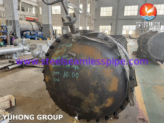 ASME U STAMP D-E05C ASME SA179 ASME SA266 Gr.2N boru sayfası ile karbon çelik dikişsiz boru