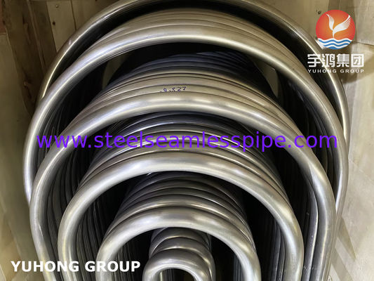 Monel 400 UNS N04400 U Bend Tube ASME SB163 Dikişsiz Nikel Alloy Tube