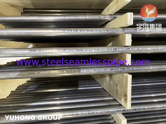 Monel 400 UNS N04400 U Bend Tube ASME SB163 Dikişsiz Nikel Alloy Tube