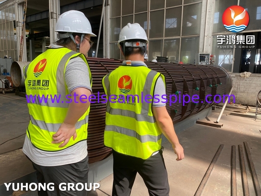 Sıcaklık Değiştiricisi Tüp Paketi D-E1 A ASME SA213 T11 U ASME SA-516 GR.70 (N, FGP) Tüp Sayfası ASME U STAMP ile U Bend Tüp