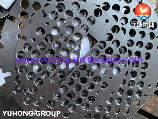 Sıcaklık Değiştiricisi Baffle, Destek Plakası, ASME SA516 GR.70, NACE MR- 0175, MR-0103