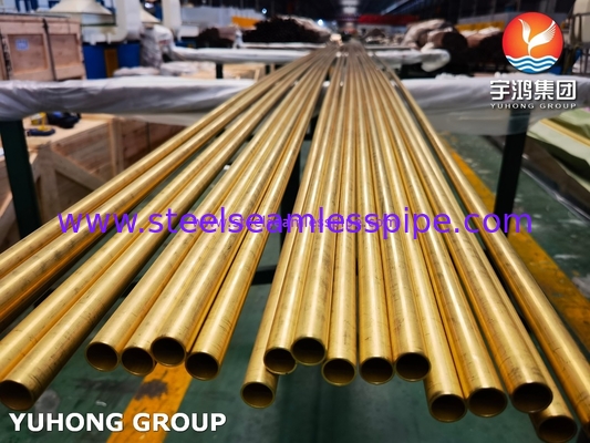 ASME SB111 / ASTM B111 C68700 Bakır alaşımlı dikişsiz borular