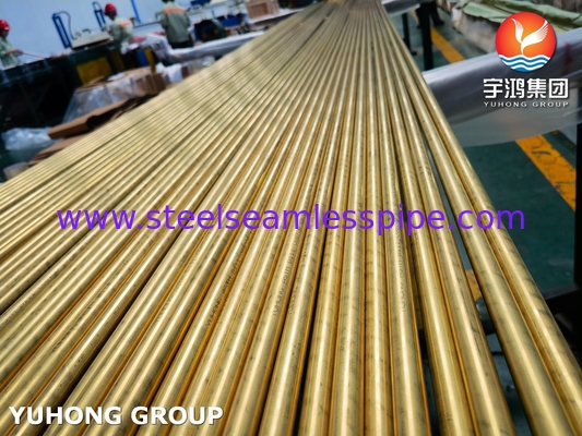 ASTM B111 C68700 Isı Değiştiricisi İçin Dikişsiz Tüp Bakır Alaşımlı Tüp