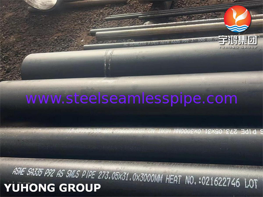 ASTM A335 / ASME SA335 P92 Alaşımlı çelik dikişsiz boru Yüksek basınçlı kazan borusu