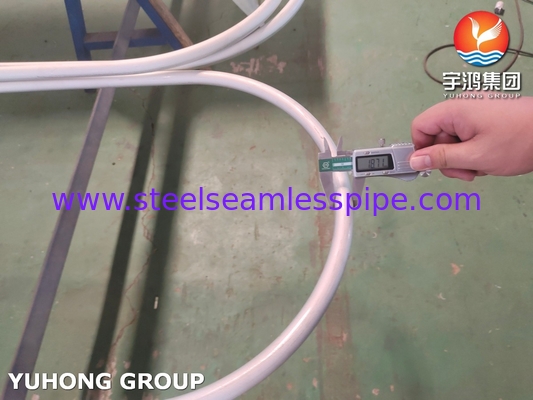 ASTM A213 TP304 Paslanmaz Çelik Dikişsiz Tüp Isı Değiştiricisi U Bend Tüp
