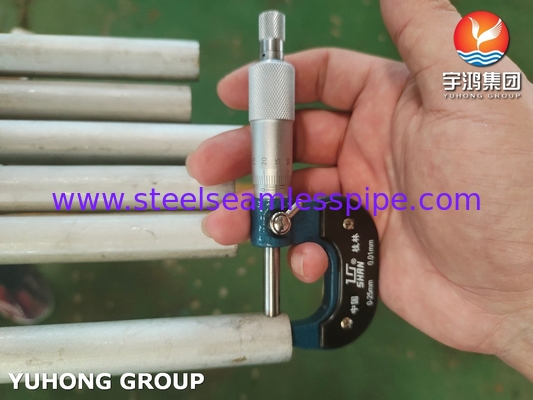 ASTM A213 TP304 Paslanmaz Çelik Dikişsiz Tüp Isı Değiştiricisi U Bend Tüp