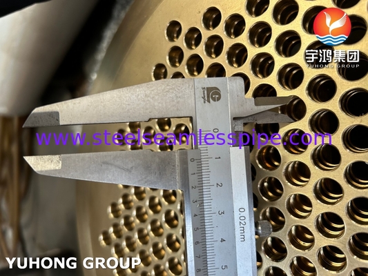 ASTM B171 C46400 Isı Değiştiricisi ve Kazan için Donanma Bakır Tüp Çubuğu