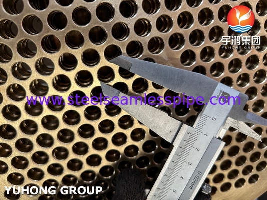 ASTM B171 C46400 Isı Değiştiricisi ve Kazan için Donanma Bakır Tüp Çubuğu