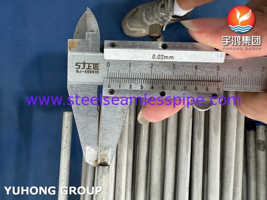 ASTM A269 TP316L Boş Paslanmaz Çelik Dikişsiz Tüpler Arıtılmış Turşu Tüpler