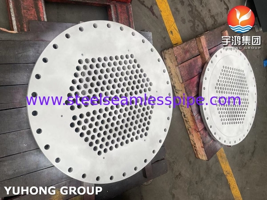 ASME SA240 SS304 Isı Değiştiricisi için Paslanmaz Çelik Tüp Yaprakları