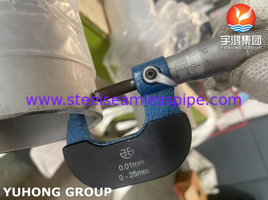 ASTM A312 Yüksek Sıcaklık Servisi için Paslanmaz Çelik Dikişsiz Tüp S30815 253MA