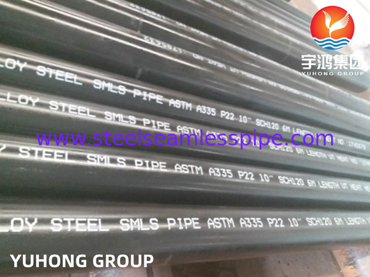 ASTM A335 P22 2-1/4Cr Elektrik Santrali / Kazan / Nükleer Enerji için Alloy Çelik Dikişsiz Boru