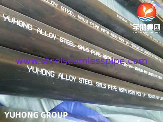 ASTM A335 P22 2-1/4Cr Elektrik Santrali / Kazan / Nükleer Enerji için Alloy Çelik Dikişsiz Boru