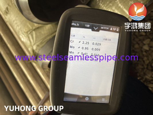 ASTM A335 P22 2-1/4Cr Elektrik Santrali / Kazan / Nükleer Enerji için Alloy Çelik Dikişsiz Boru