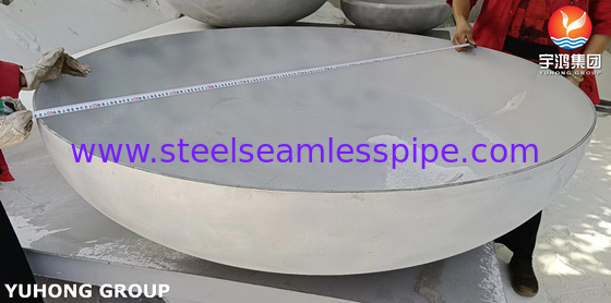ASTM SA240 SS321 Basınçlı Kaplar İçin Elipsödoidal Baş ve Tabak Sonu