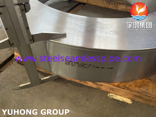 ASME SA266 GR 2 Isı Değiştiricisi için Karbon Çelik Disk ve Halkası