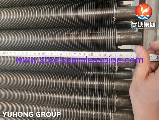 A179 Alüminyum 1060 1100 Soğutma Kulesi için L Tipi Fined Pipe