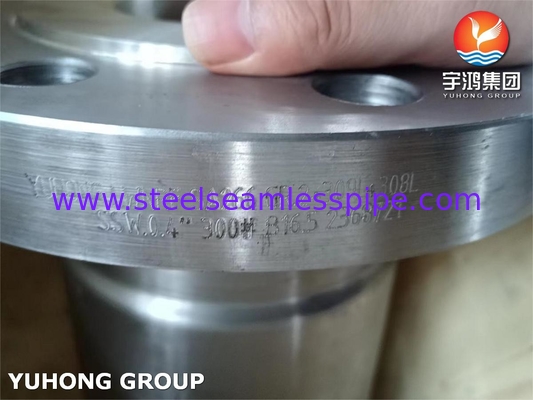 Karbon çelik kaplama nozzle flange WNRF SA266 GR.2 SS309L 308L kaynak üstü