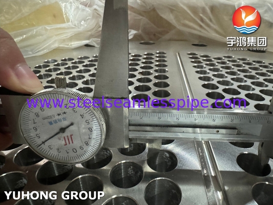 ASTM A403 WPS304L-S Isı Değiştiricisi için Paslanmaz Çelik Tüp Yaprakları