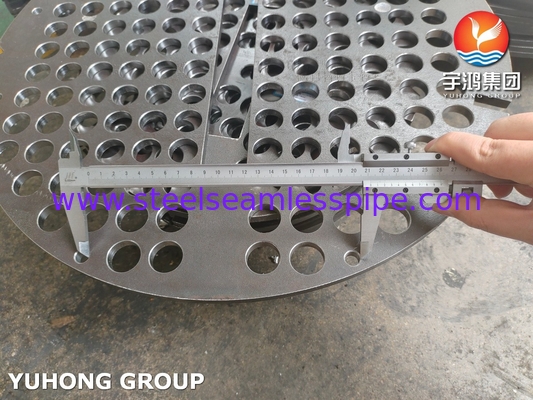 ASME SA516 Gr.70 Çelik Baffle Plate Boiler And Pressure Vessel Support Plates