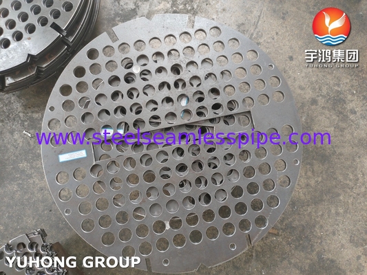 ASME SA516 Gr.70 Çelik Baffle Plate Boiler And Pressure Vessel Support Plates