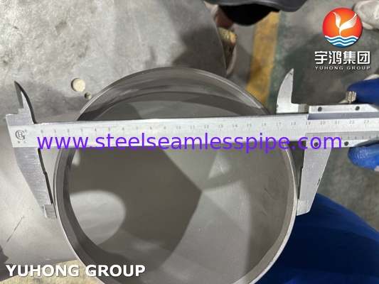 ASTM B366 UNS N08810 Alaşım 800H Buttweld Fittings 180 Derece Dönüş Eğilimi