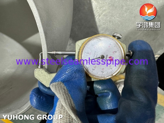ASTM B366 UNS N08810 Alaşım 800H Buttweld Fittings 180 Derece Dönüş Eğilimi