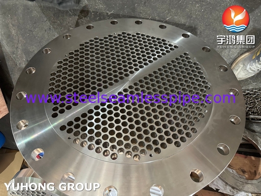 ASTM A240 SS304 Isı Değiştiricisi Aksesuarları için Tüp Sayfası