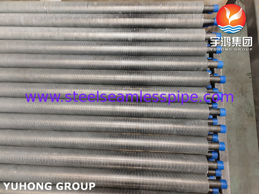 ASTM A210 ASME SA210 GR A1 Karbon Çelik Alüminyum Fin Extruded Hava Soğutucu Isı Değiştiricisi Tüp