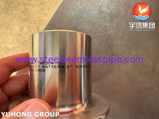 B16.9 Buttweld Fittings ASTM A403 WP304 Paslanmaz Çelik Çember Eklemleri