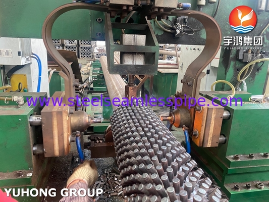 ASTM A213 Sınıfı T9 Alaşımlı Çelik dikişsiz boru Buhar Fırını İçin Pürüzlü Fin Boru