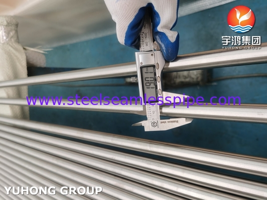 ASTM A249 TP316L BA Boiler ve Isı Değiştiricisi için Paslanmaz Çelik Kaynaklı Tüp