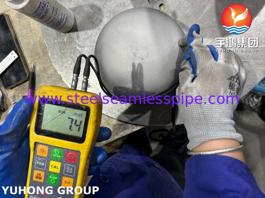 Super Duplex SAF2507 boru armatürleri, ASTM A815 WPS UNS S32750 Buttweld Kapak