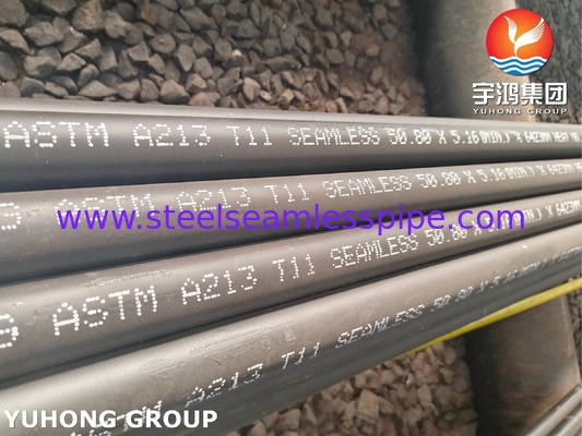 ASTM A213 Sınıf T11 Chrome Moly Alaşımlı Çelik Dikişsiz Kazan Tüpü