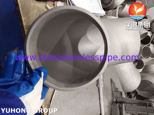 ASTM A815 UNS S32750 Süper Dupleks Paslanmaz Çelik Fittings 90 Derece LR Dirseği