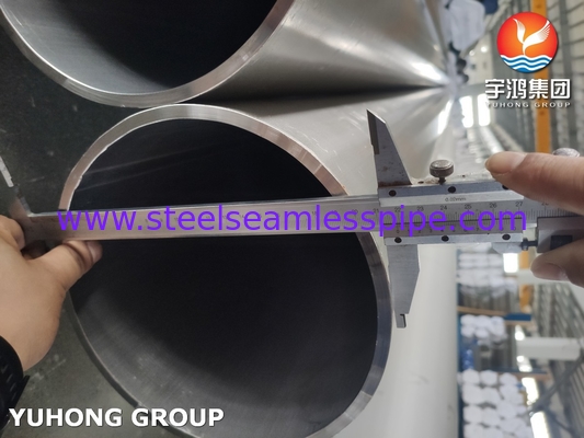 ASTM A928 UNS S32750 CL1 Süper Dupleks Paslanmaz Çelik Boru EFW Kaynaklı Boru