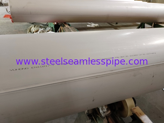 TP316L DSAW borusu EN 1.4404 Atık su arıtma tesisleri için ASTM A358 Standartı