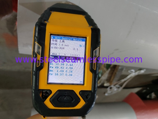 TP316L DSAW borusu EN 1.4404 Atık su arıtma tesisleri için ASTM A358 Standartı